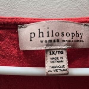 Philosophy Red Velvet Top